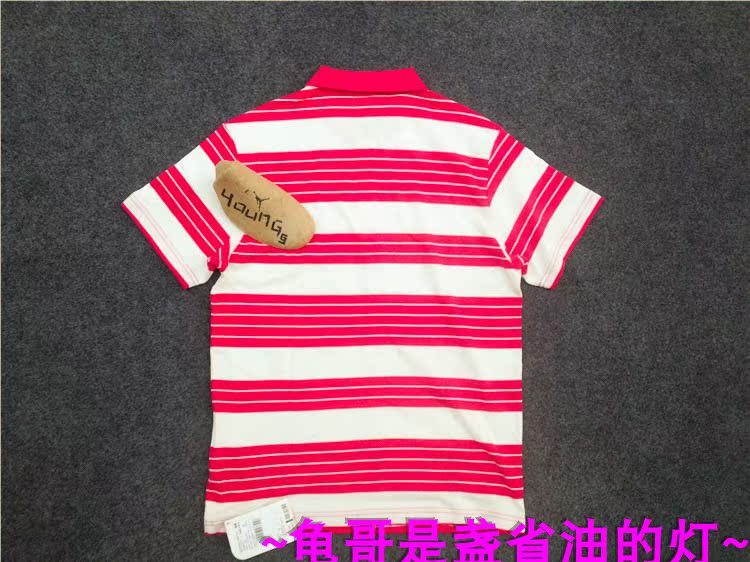Giải phóng mặt bằng Li Ning Mát mẻ và thoáng khí Màu hồng sọc cotton giản dị Áo thun tay ngắn Áo sơ mi POLO APLJ817-3 - Áo polo thể thao áo polo lv