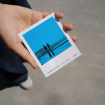 PaperWonder custom two-color photo card Retro card personalized couple birthday gift