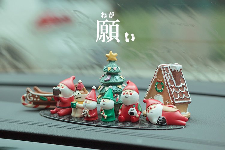 Wish] Christmas Christmas Old Man snowman cat bear Sleigh House Christmas tree car decoration decoration