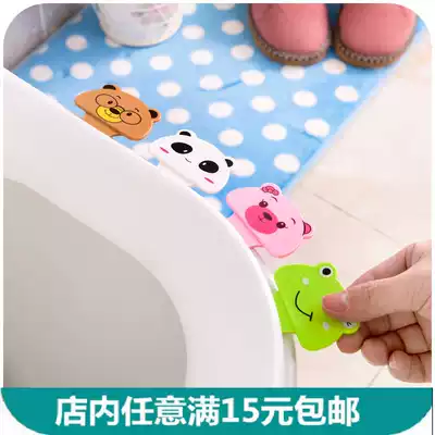 Toilet handle cartoon toilet cover toilet cover toilet accessories toilet cover flap handle