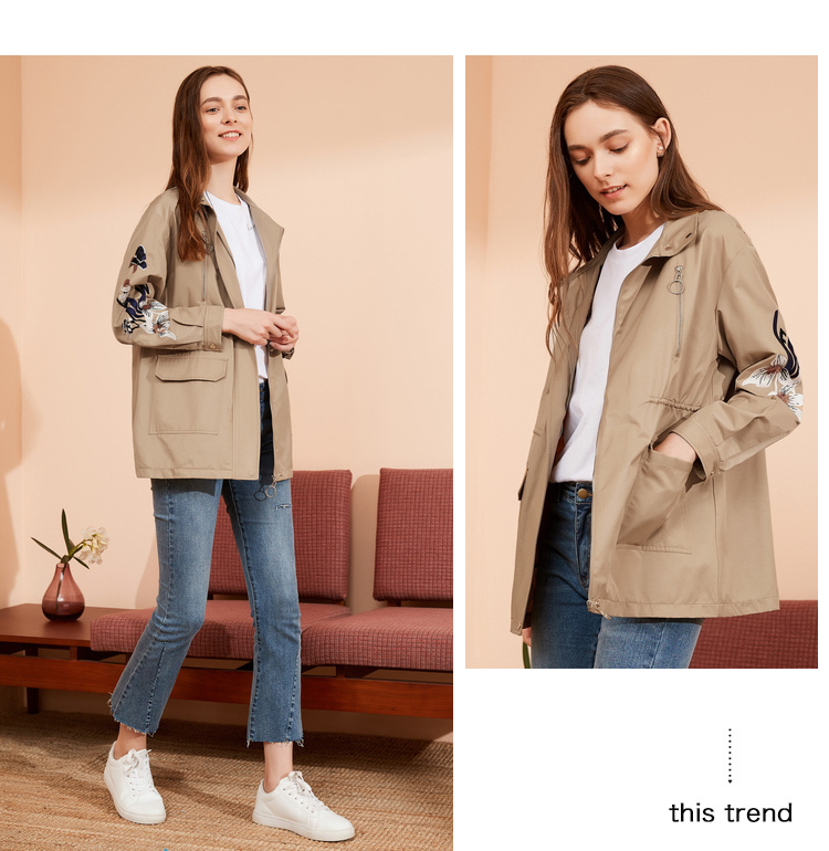 Trench pour femme      en Coton - Ref 3226917 Image 30