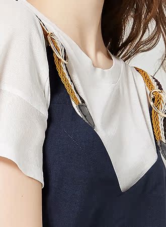 秋水伊人2017夏装新品女装百搭修身吊带裙子纯色短款连衣裙女