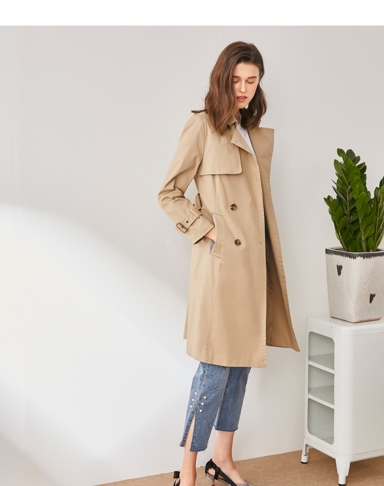 Trench pour femme      en Coton - Ref 3225903 Image 28