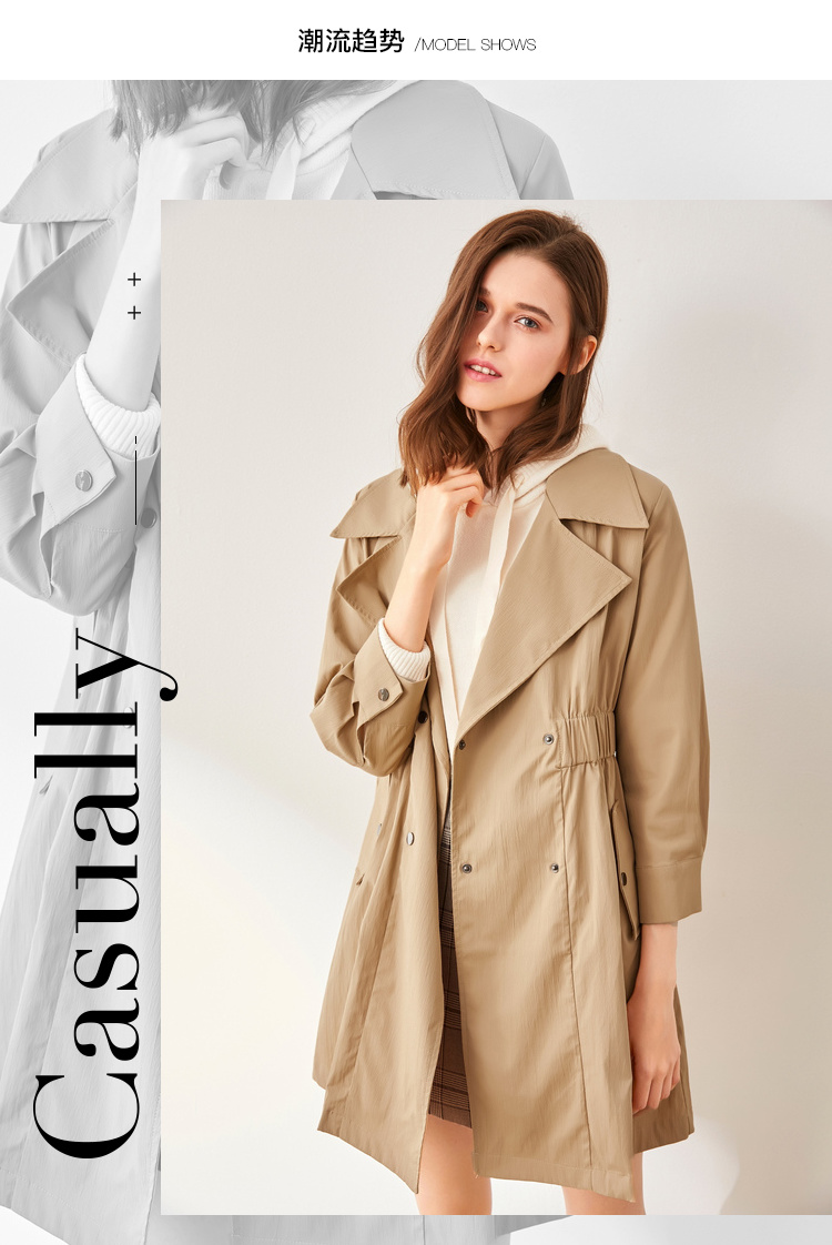 Trench pour femme      en Nylon - Ref 3225795 Image 7