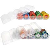 Принесение Chip Box Texas Hold'em Transparent Card Chip Care может быть оснащена 100 планшетами