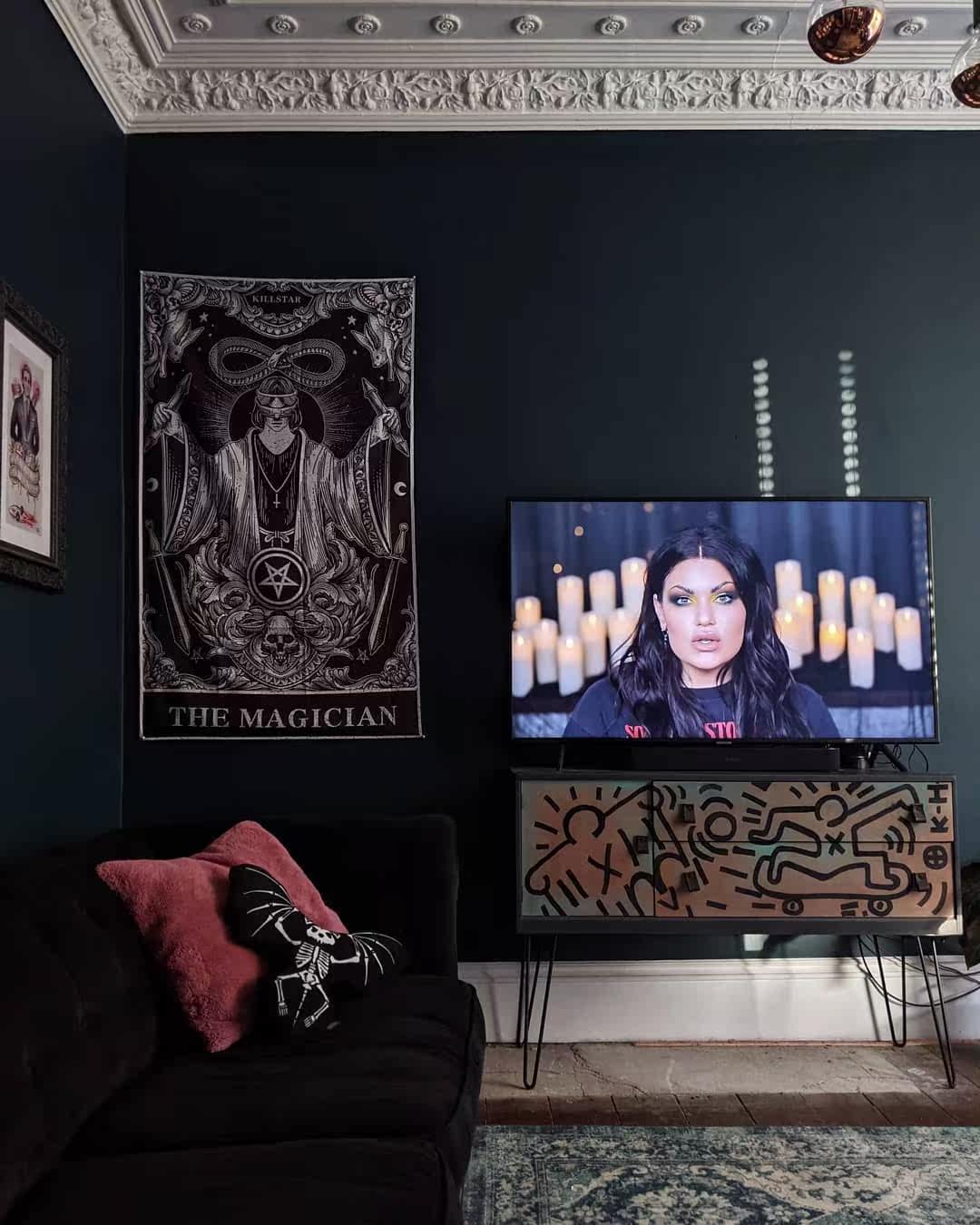 Гобелен killstar哥特暗黑magician摇滚朋克亚文化二次元家居挂图挂画