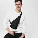 Спортивная сумка через плечо подходит для мужчин и женщин для отдыха, черная сумка на одно плечо, нагрудная сумка