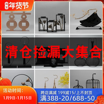 Special price pick-up clearance clearance decorative ornaments large processing pure handmade iron art new Chinese foreign trade handicrafts solitary products