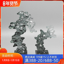 New Chinese soft furnishings living room Zen modern wine cabinet desktop TV cabinet crafts model room personality jewelry