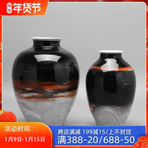 Modern light luxury new Chinese style luxury ceramic ornaments creative hand-painted flower arrangement model room soft decoration