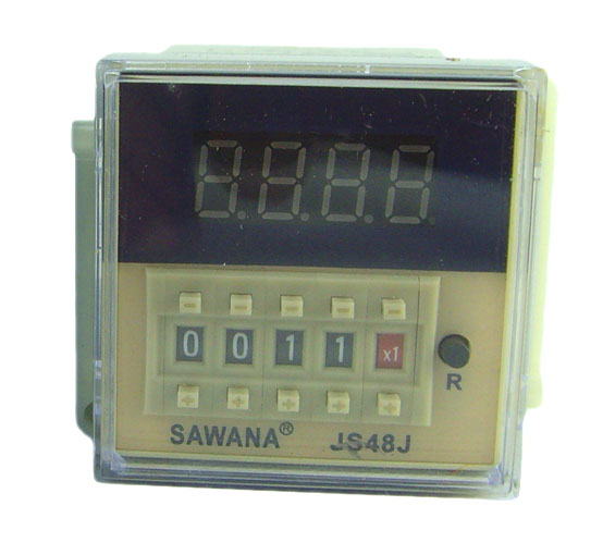  Swana brand preset counter JS48J (DH48J) - DC24V AC220V 8 feet