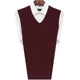 Mùa xuân và mùa thu mới trung niên áo len nam vest vest cổ chữ V
