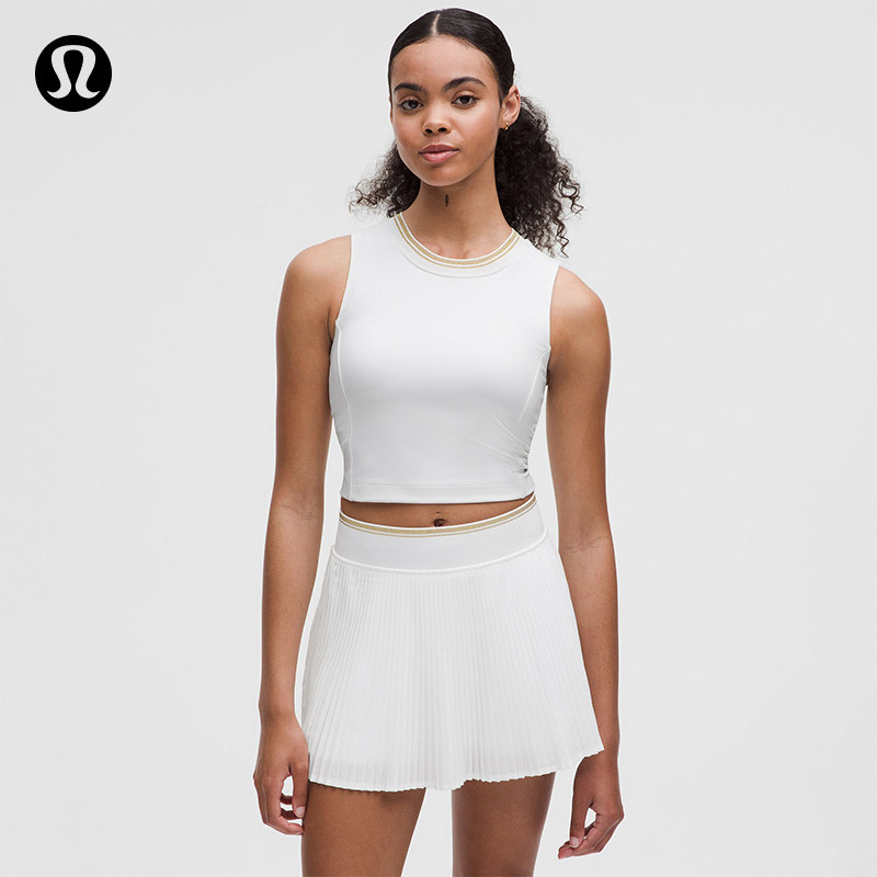 Varsity Women's Tennis Low Round Neck Sports Vest *Flashy丨Lululemon丨Lw1Fdcs Varsity Women's Tennis Low Round Neck Sports Vest *Flashy丨Lululemon丨Lw1Fdcs