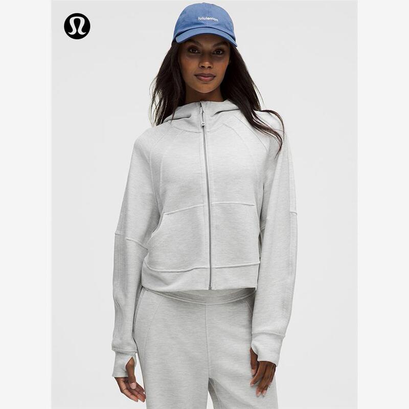 Scuba Women's Extra Loose Zip-Up Hoodie *Waffle Knit丨Lululemon丨Lw3Jcvs