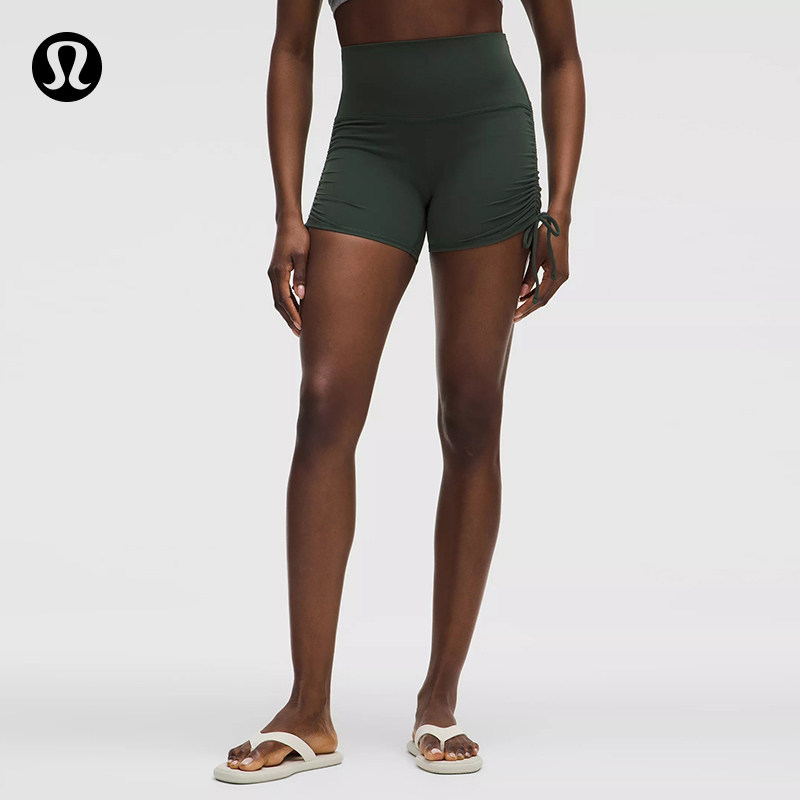 Lululemon Align Series Ruched Shorts for Women 4inch Yoga Pants Sports Tight Shorts Lw7Deas Lululemon Align Series Ruched Shorts for Women 4inch Yoga Pants Sports Tight Shorts Lw7Deas
