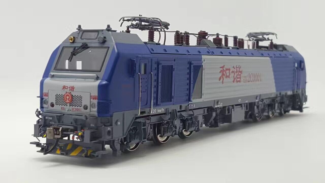 نموذج إنسان الغاب HXD2B ، HXD2C ، Harmony Electric 2B/2C قاطرة كهربائية ، نموذج القطار الصيني بالكامل من النحاس