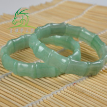 Xiao YaRamadan Natural A cargo East Mausoleum Jade Bamboo Festival Bamboo Pole Bracelet Finely Carved jade bracelet hand decorated with high rise