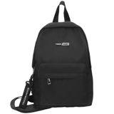 Японская нагрудная сумка, черная вместительная и большая портативная сумка через плечо