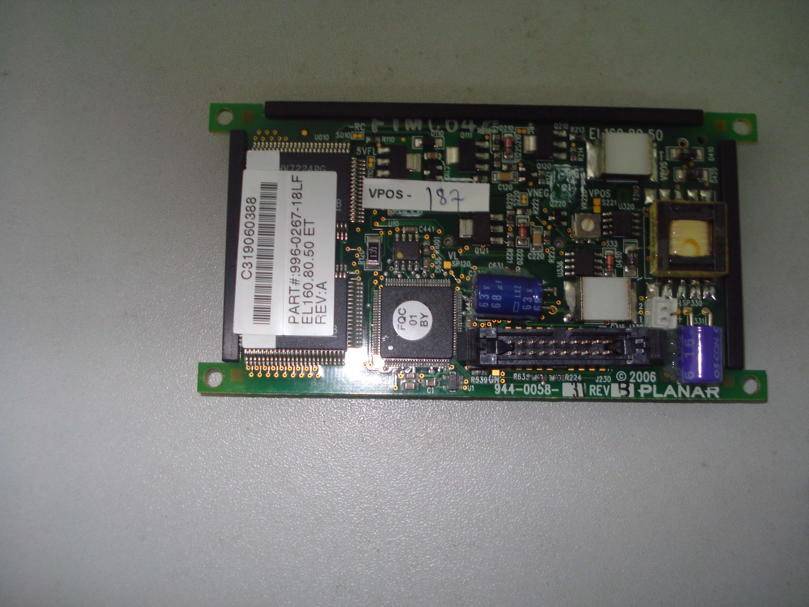 EL160 80 50ET for Phase Sensitive Voltmeter EL160 80 50 EL160 80 50-ET Display