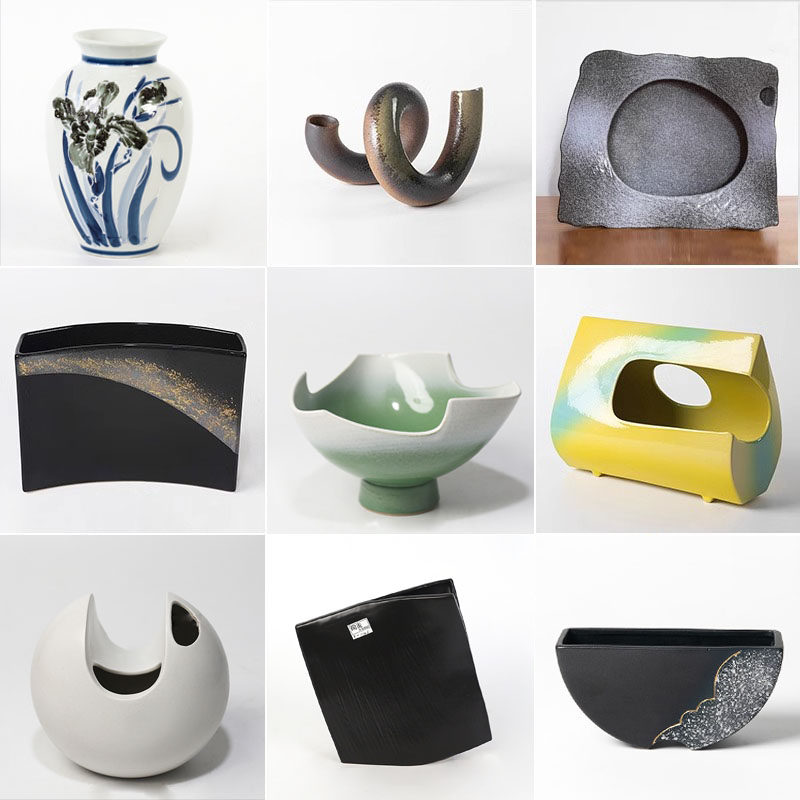 代表作品 | 作品ギャラリー | いけばな草月流 【創作鉄花器 No130