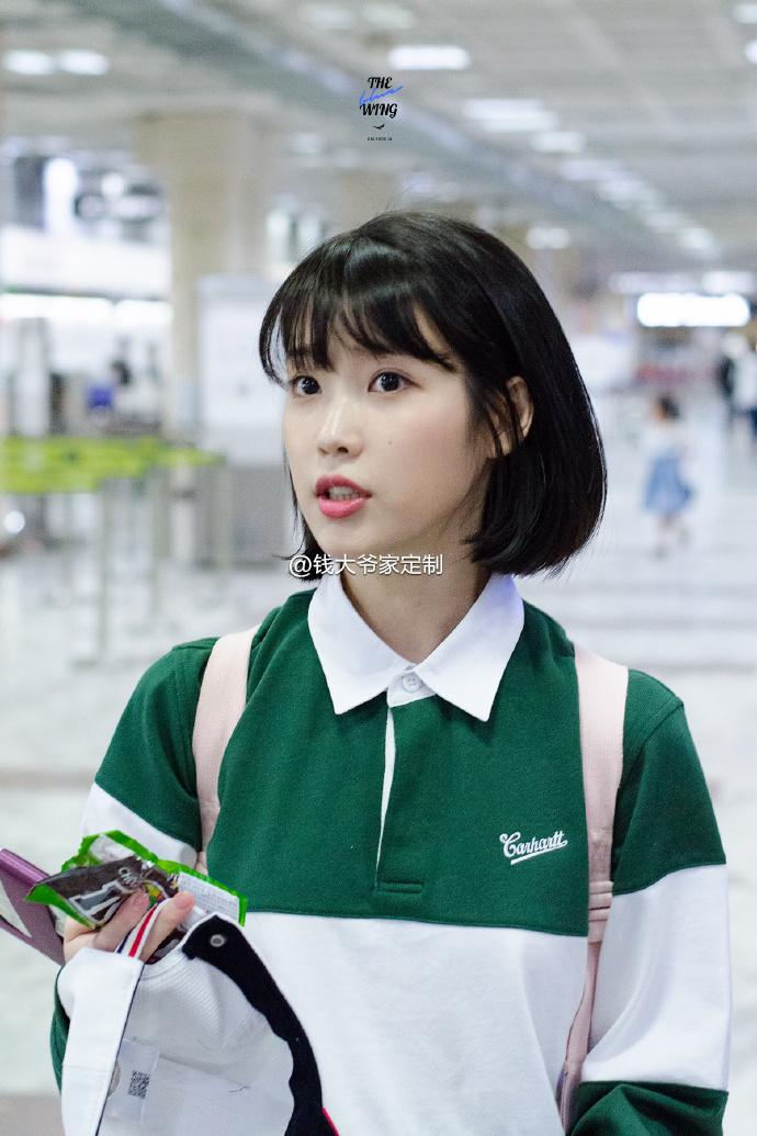 IU李知恩同款卫衣男女2017秋装学生外套polo衫