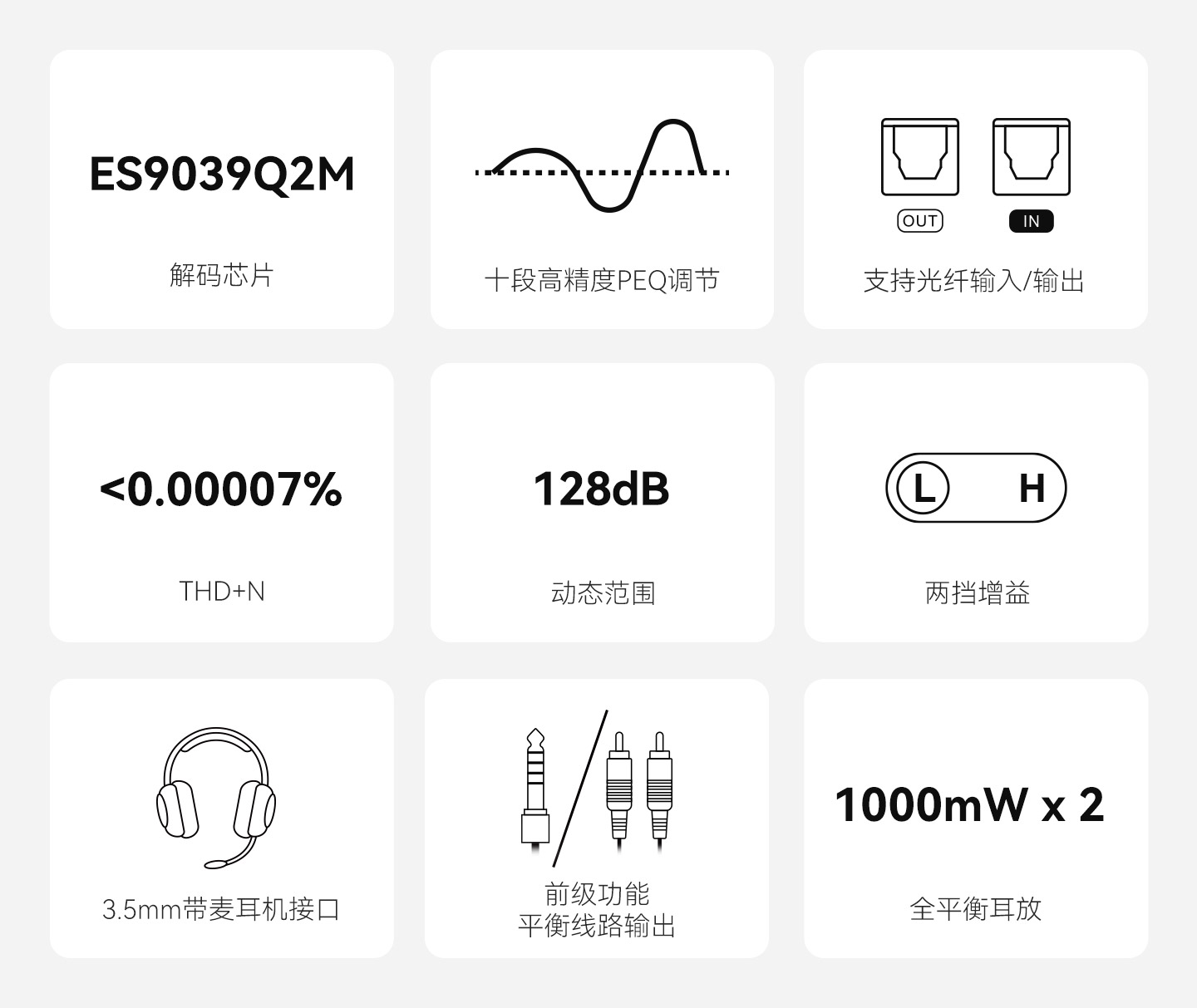 TOPPING/拓品DX1 II游戏HiFi解码耳放一体机DX1二代全平衡耳放