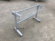 Folding meeting table training table and chairs combined activity splicing strip table double office movable table multifunction