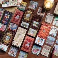 Su Nian Литература ретро Средние века национальные серии Jian Series Series Stickbook Stickbook Decorbing Альбом украшения 60 фото DIY