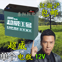 Single Chaowei battery 12v solar lighting inverter 24v 20A 32A 45AH electric car dry battery