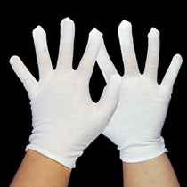 White gloves Wenplay etiquette sweat cloth quality inspection hand socks cotton thread operation labor insurance factory summer thin model