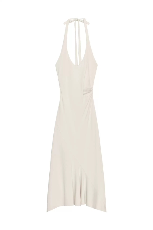 Women's Clothing Round Neck Cotton Viscose Holiday Backless Dress 4174047 710 Women's Clothing Round Neck Cotton Viscose Holiday Backless Dress 4174047 710