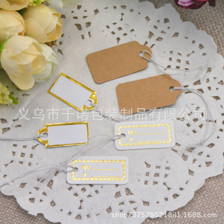 Hướng dẫn tùy chỉnh Phụ kiện tóc DIY thẻ giấy Thẻ giấy kraft Phiên bản tiếng Hàn của thẻ giá tùy chỉnh - Giấy văn phòng Các loại giấy in