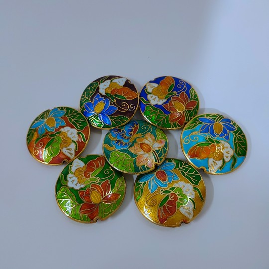 Auténtica biblioteca de accesorios cloisonné de Beijing