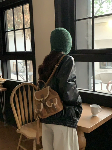 Демисезонная ретро сумка, рюкзак, в корейском стиле