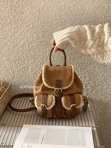 Демисезонная ретро сумка, рюкзак, в корейском стиле