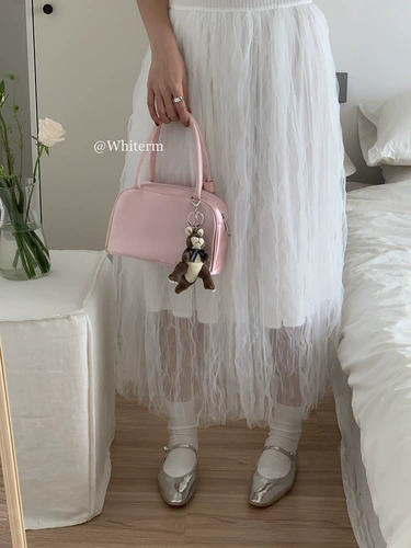 Фат Чен Уайлми Корейская версия нишевой темперамента Шелковая розовая балетная сумочка сумка весна и летняя женская сумка для новой моды