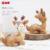 Sika hươu đồ trang trí nhỏ trang trí nhà Mỹ sáng tạo dễ thương phim hoạt hình động vật nội thất văn phòng quà tặng sinh nhật đồ trang trí phòng khách Trang trí nội thất