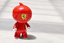 (Pig Pig Small Shop) homemade DIY Ferrari small paparazzi (peut être arrangé)