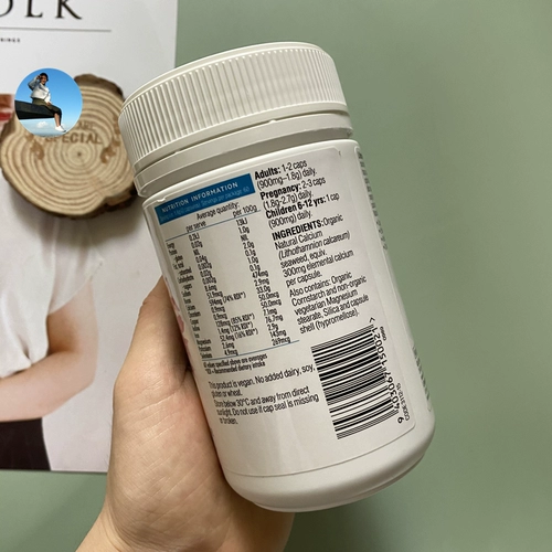 Новая Зеландия Австралия LifeStream Life Spring Spring Calcium Calium Calcium Capsule 120 Растение кальций беременные женщины и дети