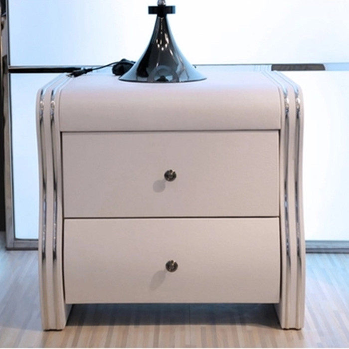 Minimalist modern bed head cabinet leather case bedroom mini containing cabinet solid wood bed head cabinet special price