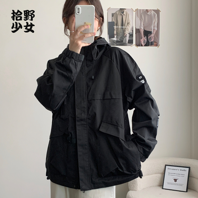 Shiye Girl 2026 Autumn New Women's Outdoor Hardshell Mountain Style Work Jacket Urban Travel Windproof Coat
