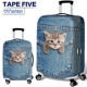 Denim Pocket Dog Cat Animal Cat Shield Xe đẩy Case Travel Machine Protection Machine Set Gói Phụ kiện liên quan ổ khóa mật mã mini