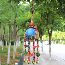 Big gourd lucky Wind Bell Yunnan Lijiang Dongba characteristic hanging decoration living room balcony decoration shop pendant new door decoration