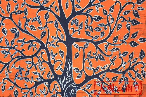 Восковая декоративная живопись встряхнуть Деньги Дерево национальное рисование ручной работы