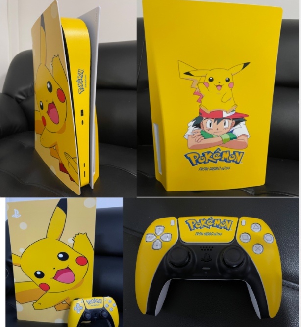 PS5 host sticker PS5 optical drive version protective film cartoon personality support customized PS5 digital version order Note