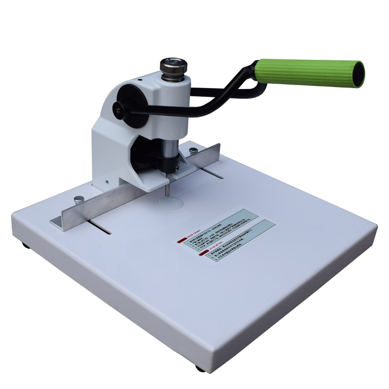 T30S Heavy duty single hole manual punching machine Plastic bag cloth album tag recipe punch binding machine