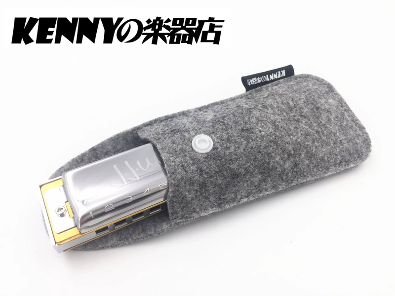 Cửa hàng nhạc cụ Kenny Túi harmonica vải nỉ cao cấp 10 lỗ blues - Phụ kiện nhạc cụ