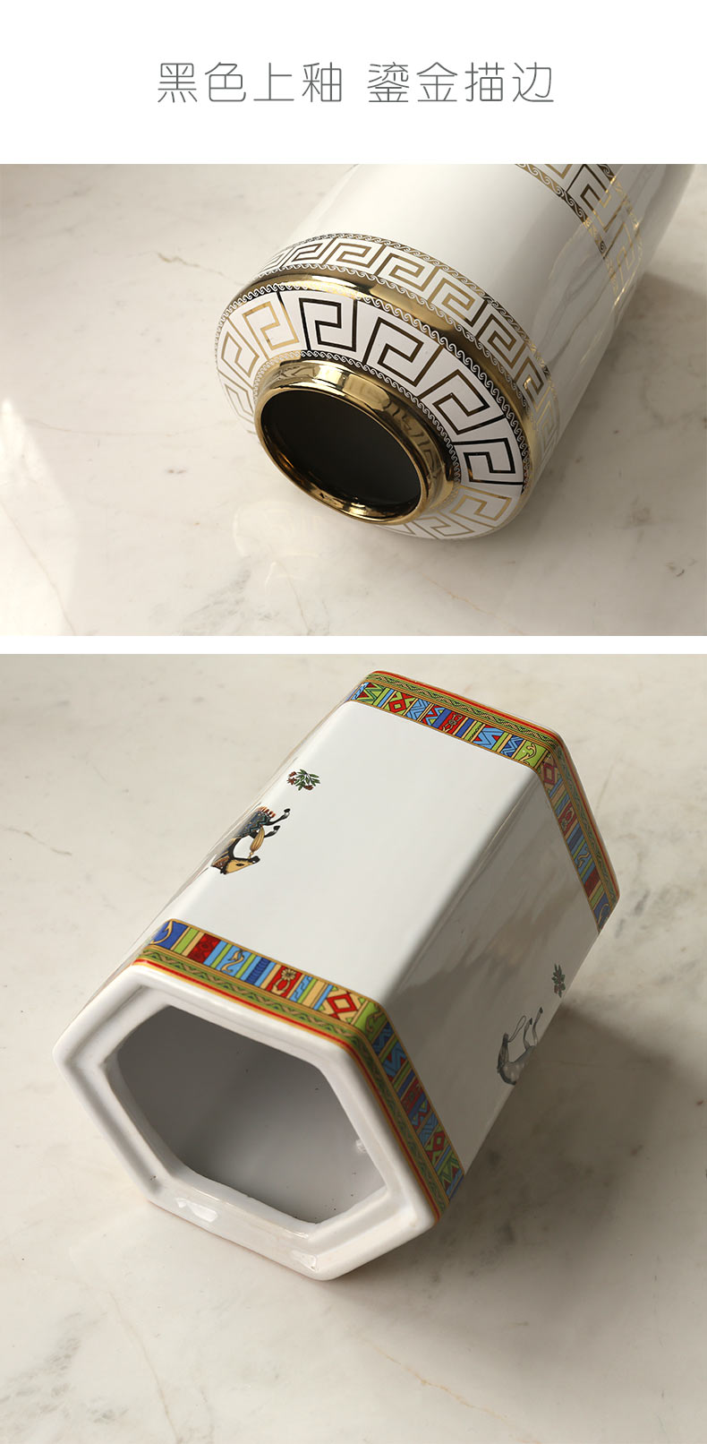Jane 's light and decoration ceramics storage tank furnishing articles with cover between the Nordic creative caddy fixings candy jar example decorate