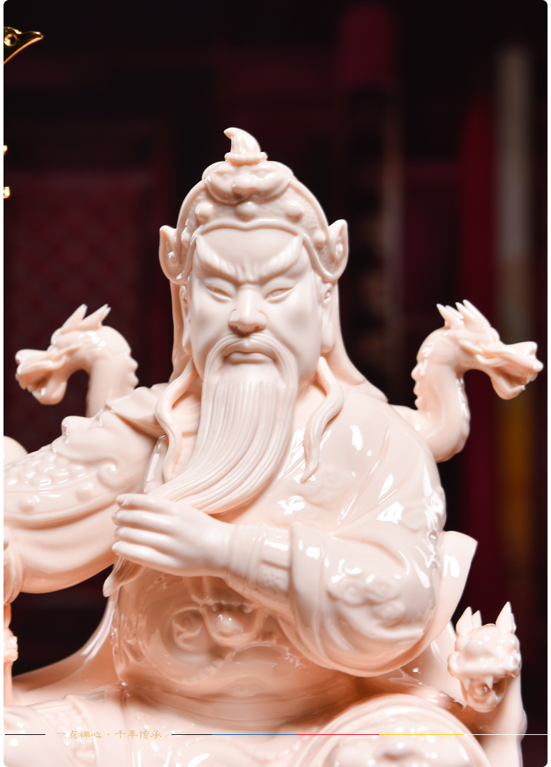 Yutang dai ceramic household wu god of wealth Buddha coloured drawing or pattern Sir Zhong the opened the gift/duke guan to furnishing articles at home