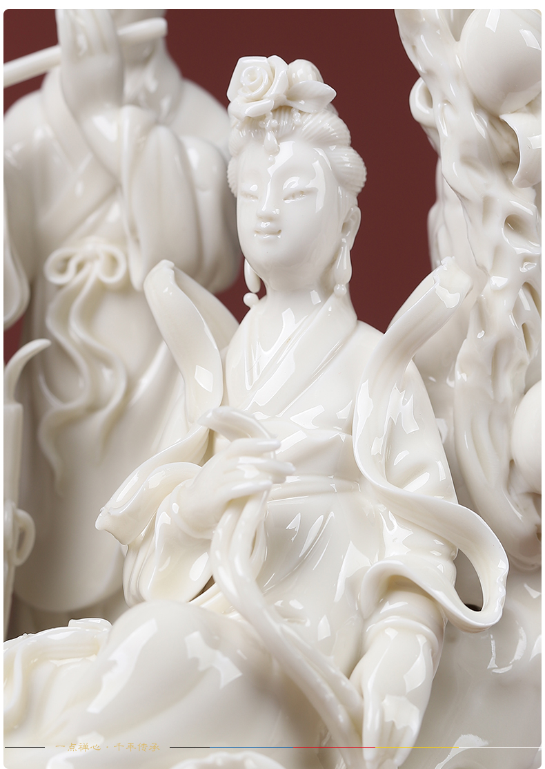 Yutang dai the eight immortals of pottery and porcelain figures furnishing articles furnishing articles, the eight immortals gods ensemble household to live in the sitting room